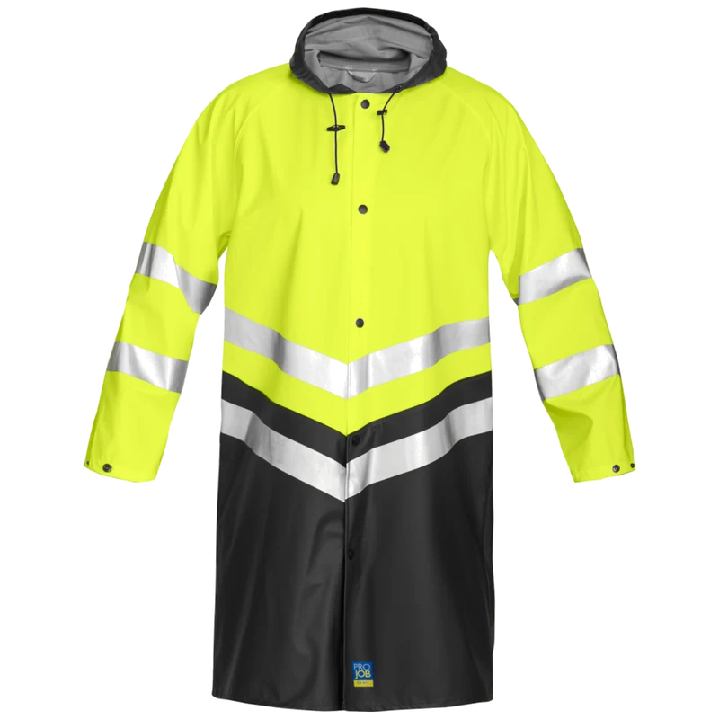 Projob Workwear 6403 Lange Signalisatieregenjas EN ISO 20471 Klasse 3 646403