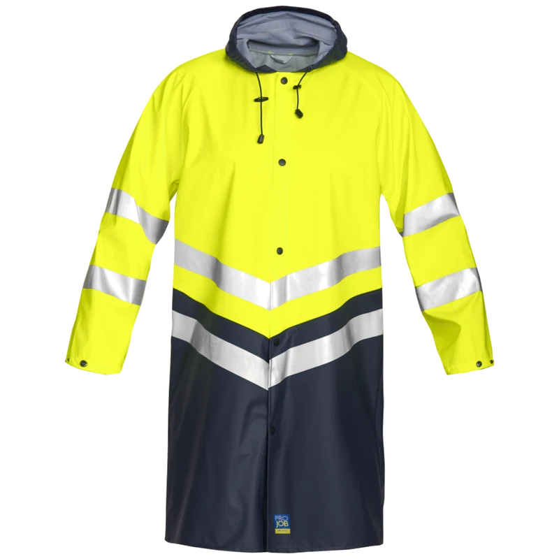 Projob Workwear 6403 Lange Signalisatieregenjas EN ISO 20471 Klasse 3 646403
