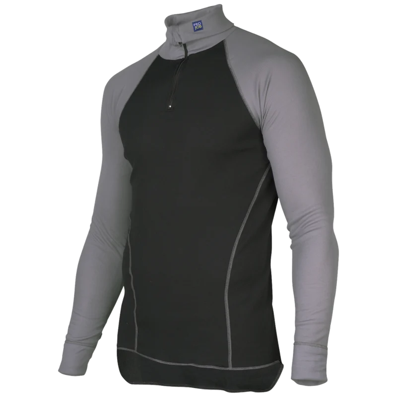 Projob Workwear 3103 Thermisch T-Shirt Lange Mouwen Met Korte Rits 643103