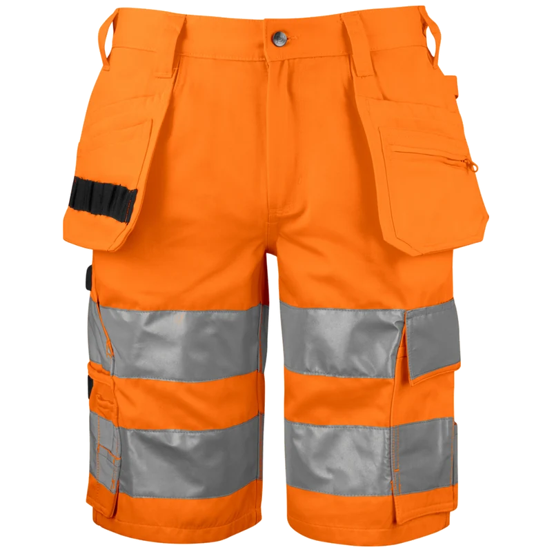 Projob Prio 6535 Signalisatieshort Met Spijkerzakken EN ISO 20471 Klasse 2 646535
