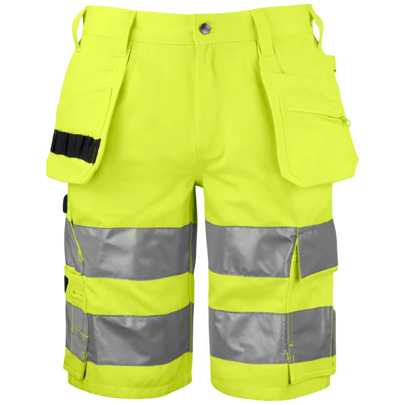 Projob Prio 6535 Signalisatieshort Met Spijkerzakken EN ISO 20471 Klasse 2 646535