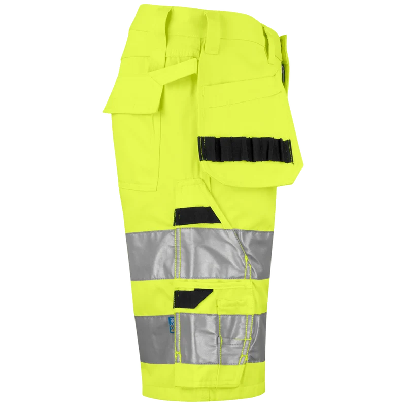 Projob Prio 6535 Signalisatieshort Met Spijkerzakken EN ISO 20471 Klasse 2 646535