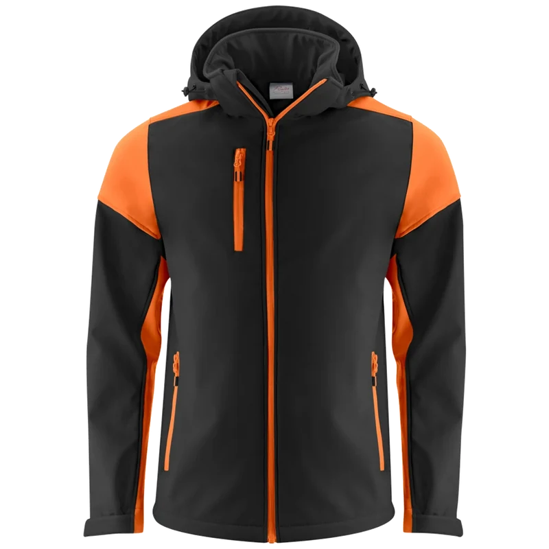 Printer Prime Bicolor Softshell Jas Heren 2261065
