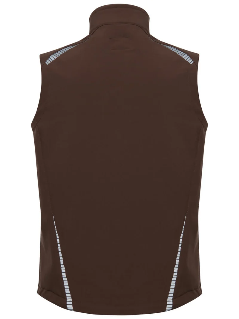 Softshell Sportweste / ISM 0045 Braun