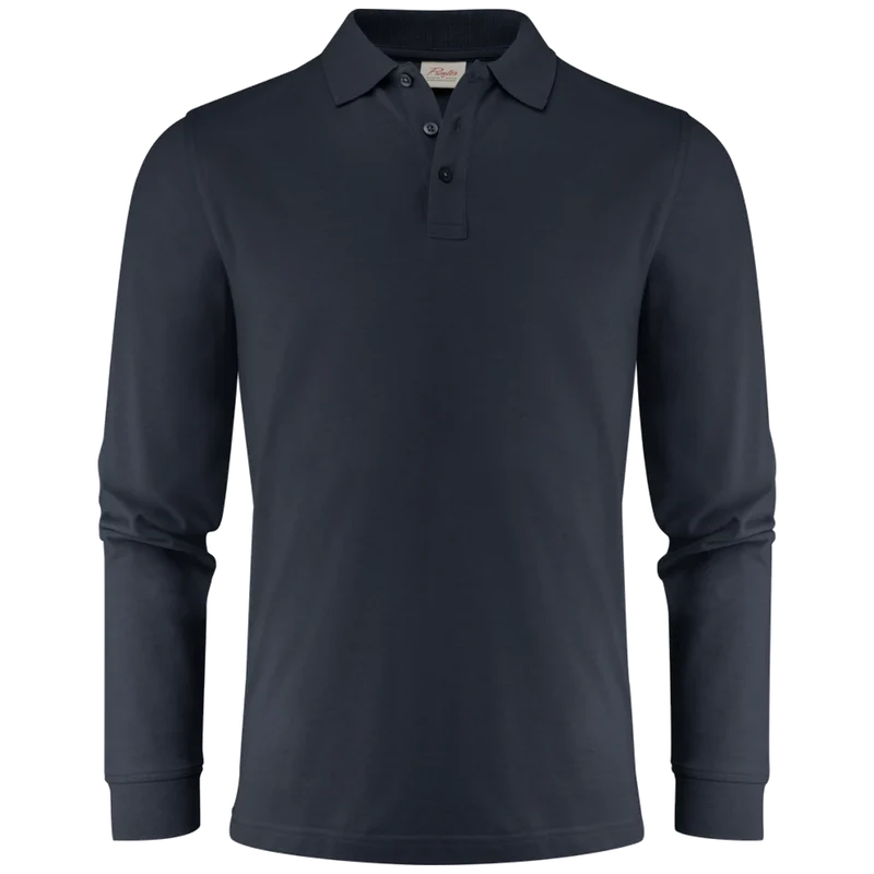 Printer Essentials Surf Pro L/S Polo Pique Heren 2265026