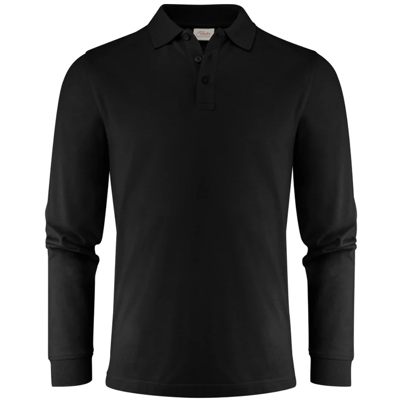 Printer Essentials Surf Pro L/S Polo Pique Heren 2265026