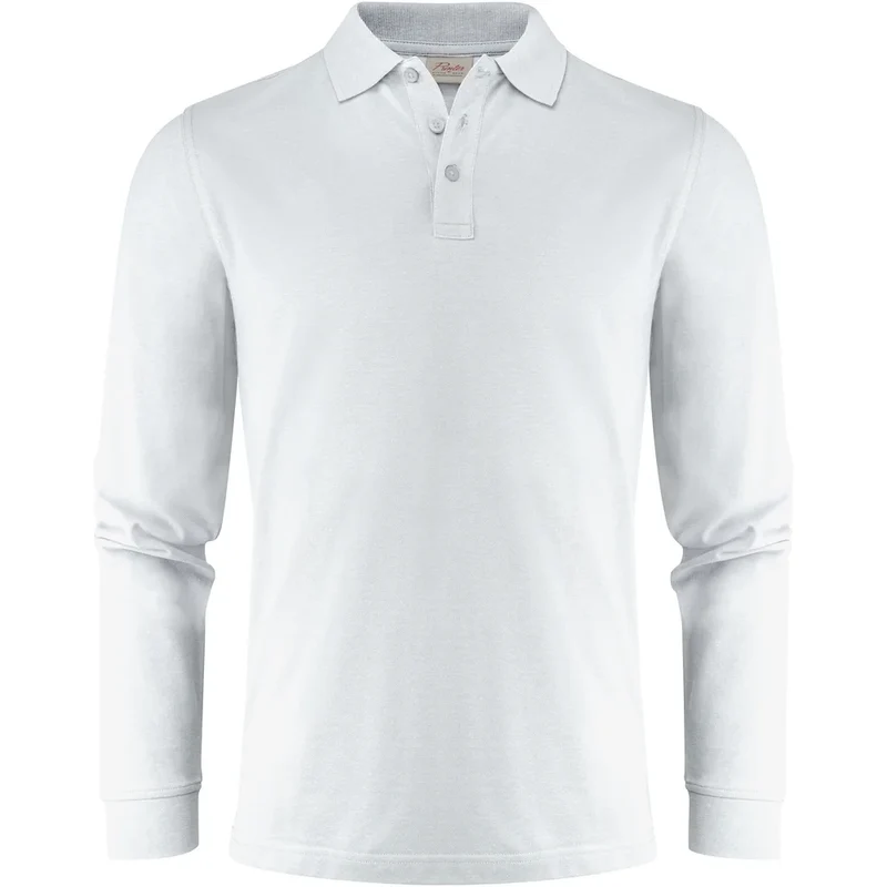 Printer Essentials Surf Pro L/S Polo Pique Heren 2265026