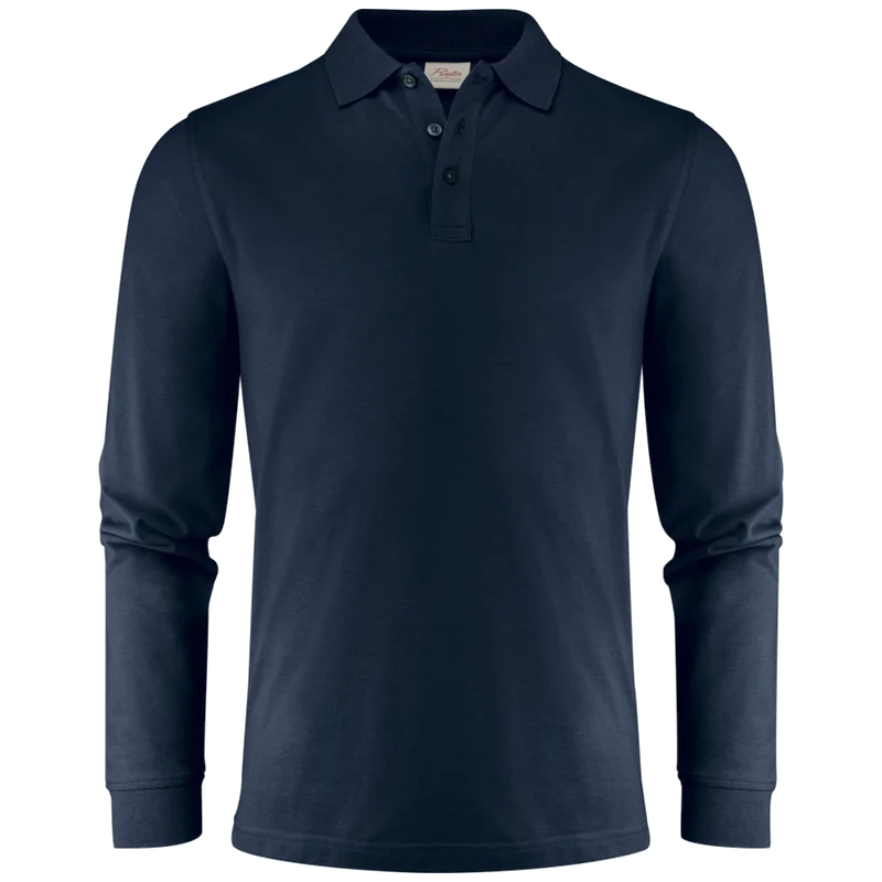 Printer Essentials Surf Pro L/S Polo Pique Heren 2265026