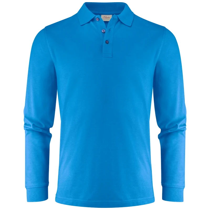 Printer Essentials Surf Pro L/S Polo Pique Heren 2265026