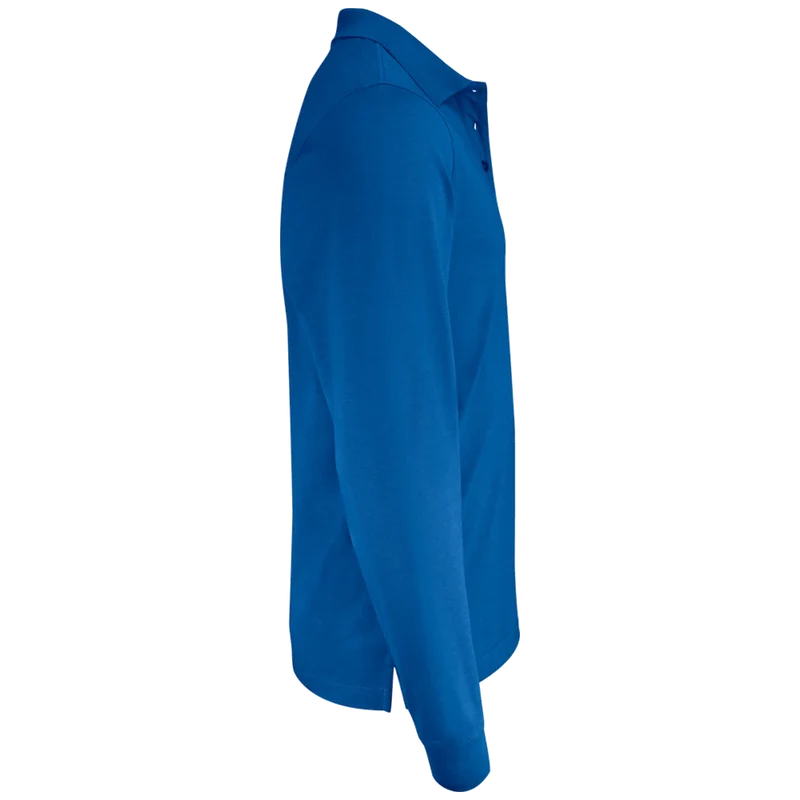 Printer Essentials Surf Pro L/S Polo Pique Heren 2265026