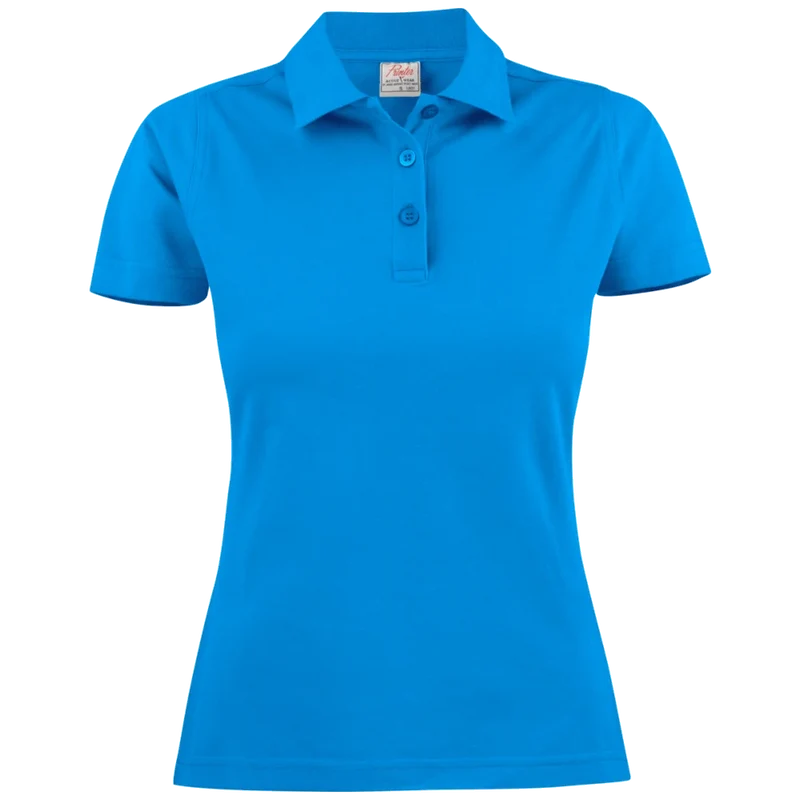 Printer Essentials Surf Light Polo Pique Dames 2265023