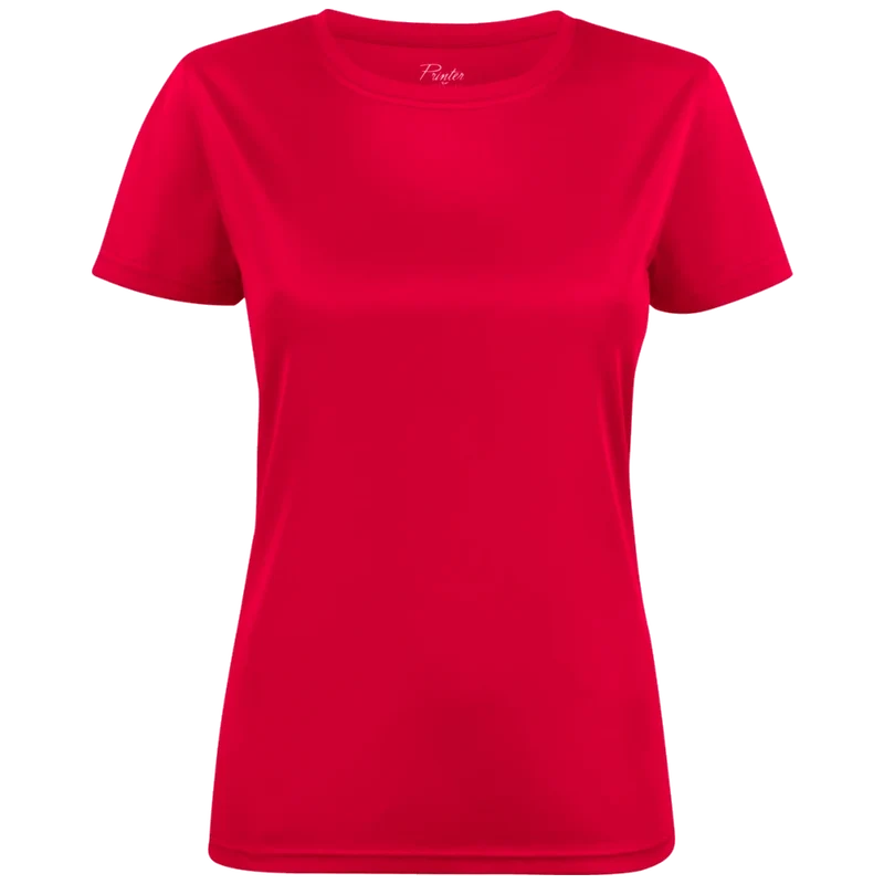 Printer Red Run T-Shirt Dames 2264026