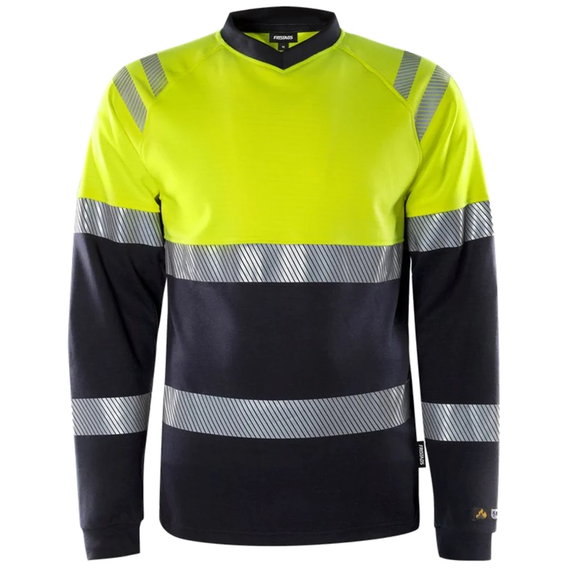 Fristads Flamestat high vis t-shirt met lange mouwen klasse 1 7107 TFL 133268