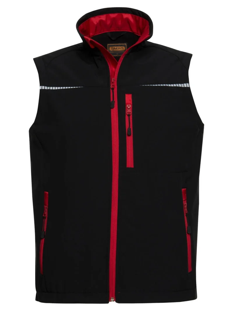 Softshell Sportweste / ISM 0045 Schwarz