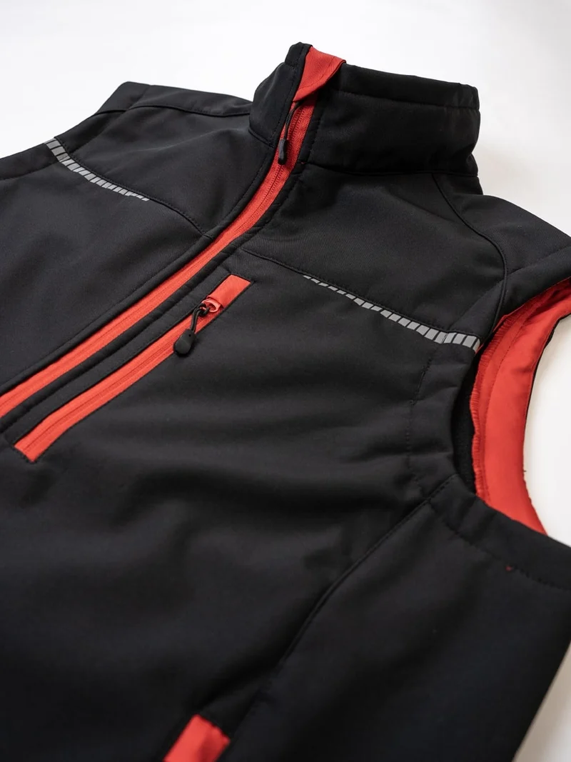 Softshell Sportweste / ISM 0045 Schwarz