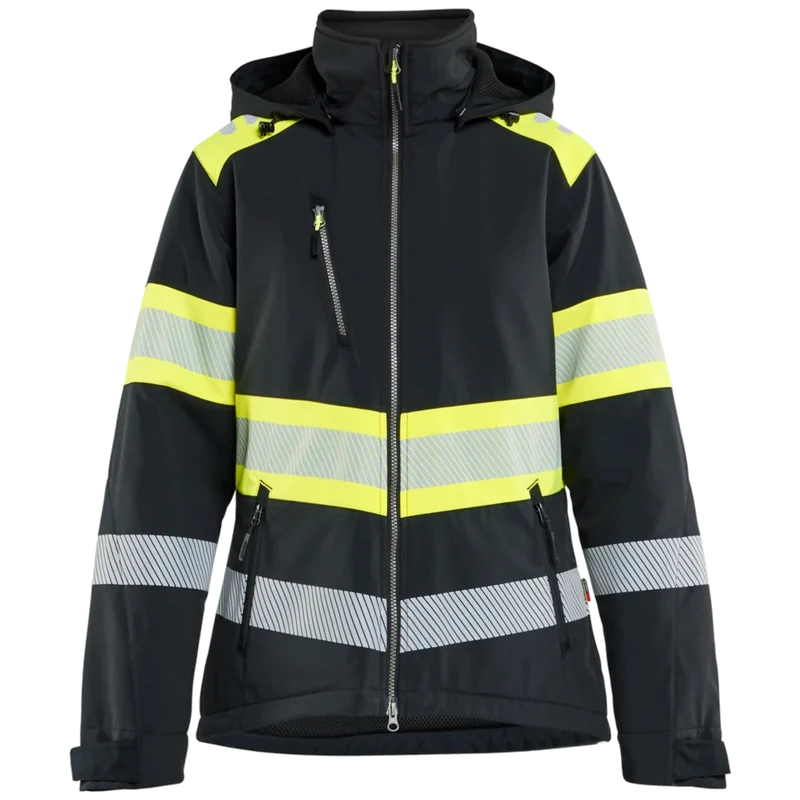 Blaklader Dames Lichtgewicht softshell jack gevoerd high vis 4406-2513