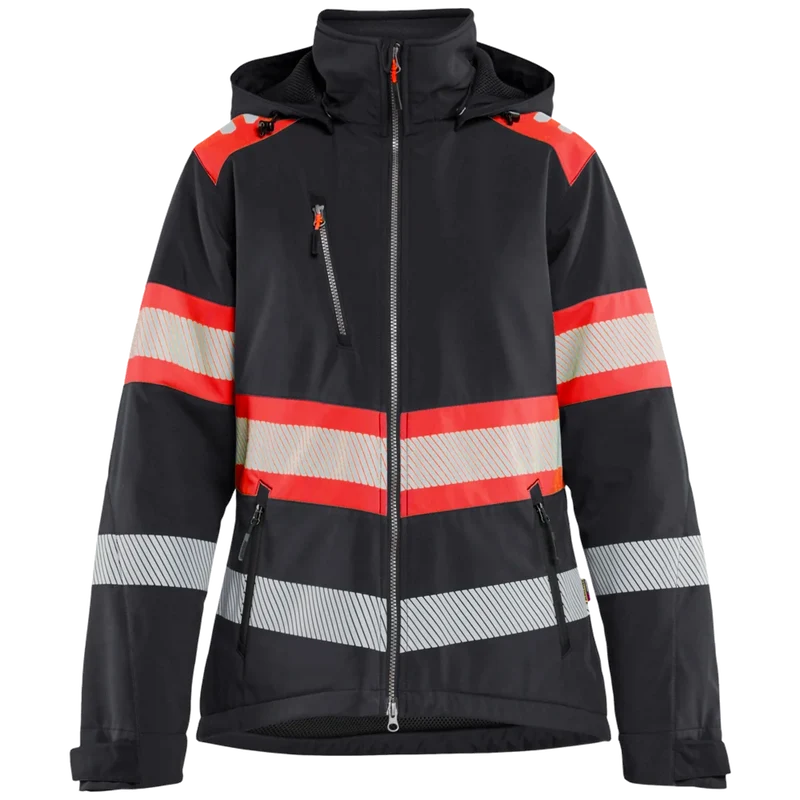 Blaklader Dames Lichtgewicht softshell jack gevoerd high vis 4406-2513