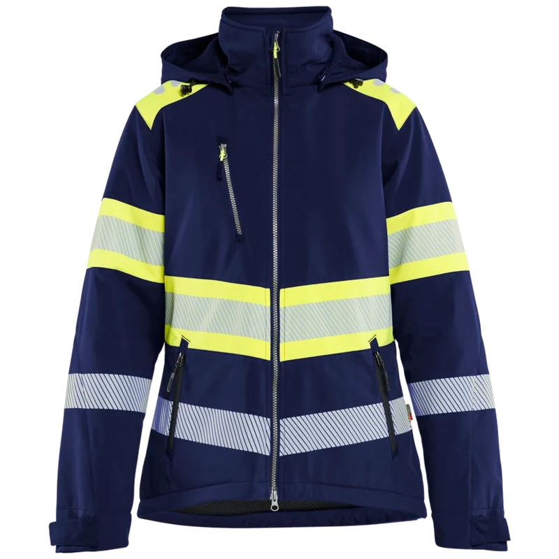 Blaklader Dames Lichtgewicht softshell jack gevoerd high vis 4406-2513