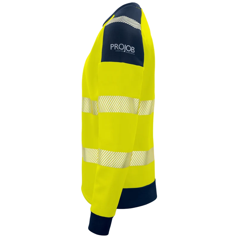 Projob Workwear 6108 Signalisatiesweater Ronde Hals EN ISO 20471 Klasse 3 646108