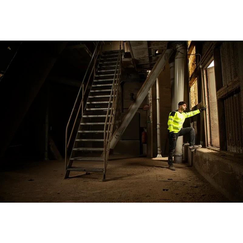 Projob Workwear 6108 Signalisatiesweater Ronde Hals EN ISO 20471 Klasse 3 646108