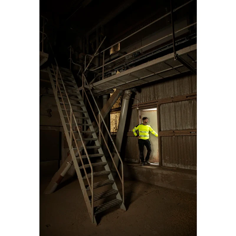 Projob Workwear 6108 Signalisatiesweater Ronde Hals EN ISO 20471 Klasse 3 646108