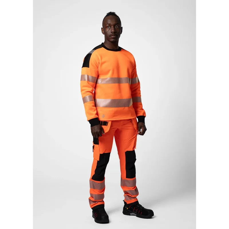 Projob Workwear 6108 Signalisatiesweater Ronde Hals EN ISO 20471 Klasse 3 646108
