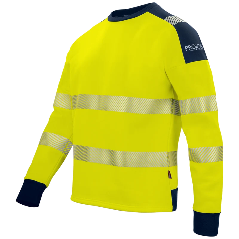Projob Workwear 6108 Signalisatiesweater Ronde Hals EN ISO 20471 Klasse 3 646108
