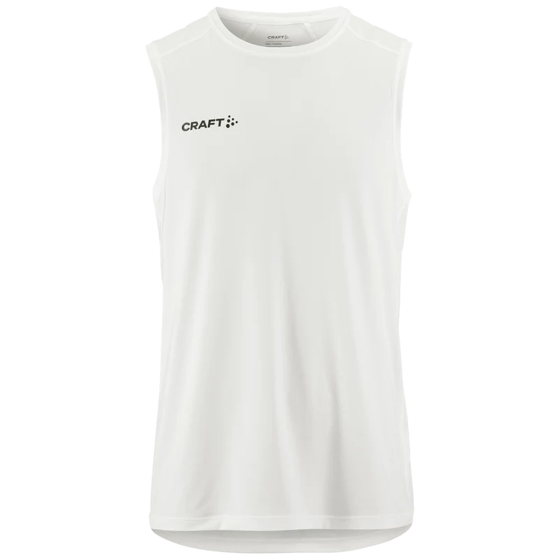 Craft Ability zip sl mouwloze tee Heren C17534