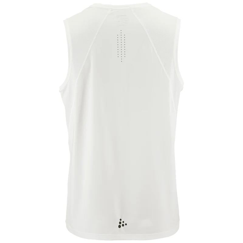 Craft Ability zip sl mouwloze tee Heren C17534