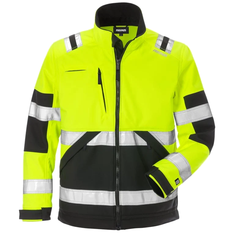 Fristads High vis softshelljack CL.2 4083 WYH 125024