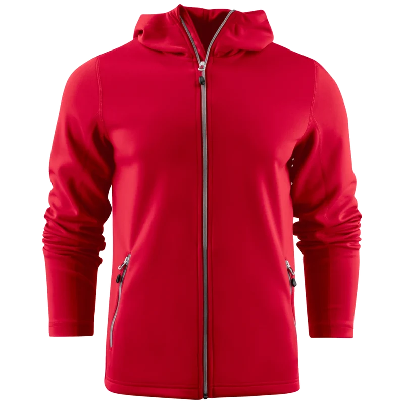 Printer Red Layback Hoodie Heren 2262056