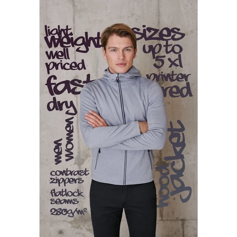 Printer Red Layback Hoodie Heren 2262056