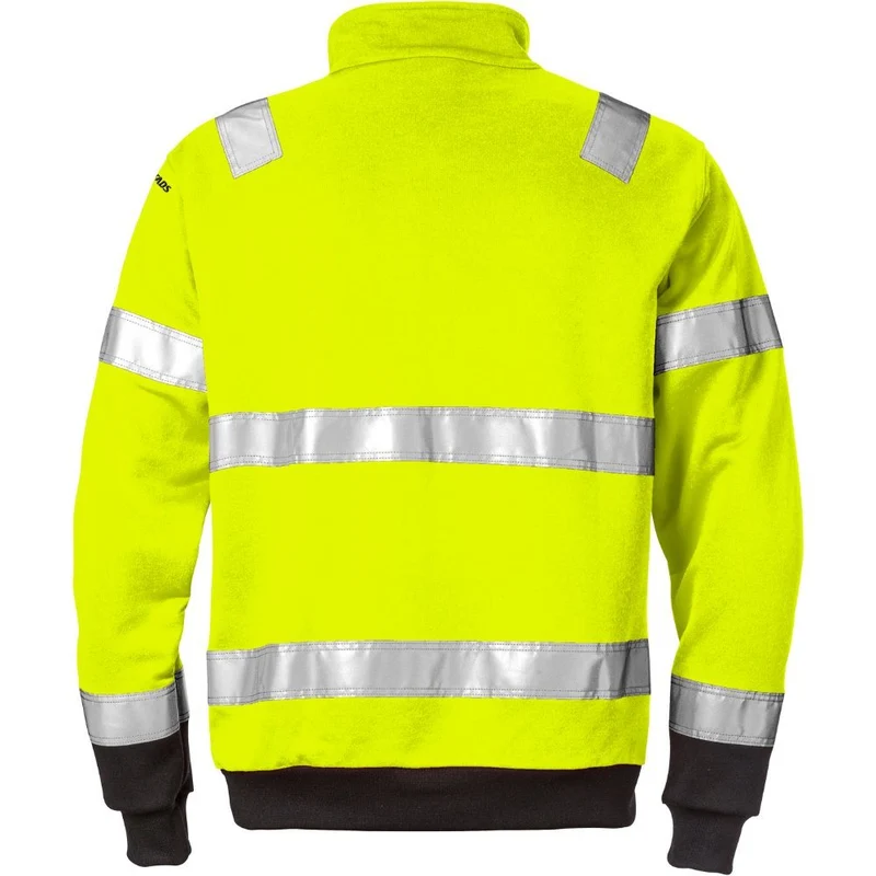 Fristads High vis sweatshirt korte rits CL.3 728 SHV 100134