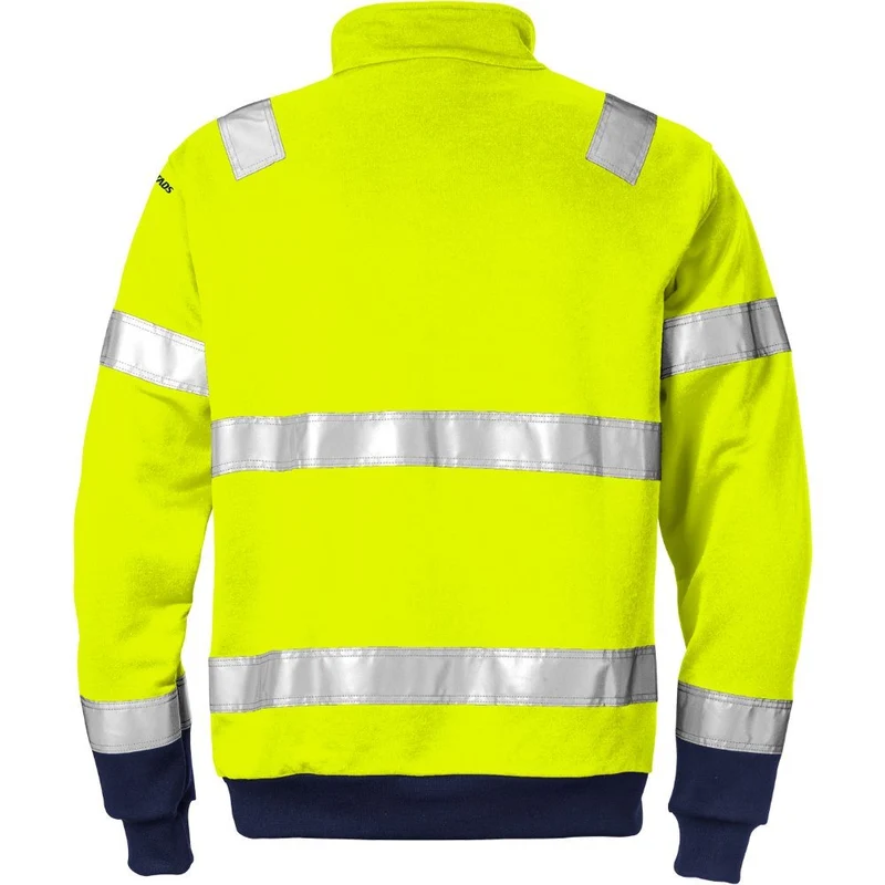 Fristads High vis sweatshirt korte rits CL.3 728 SHV 100134