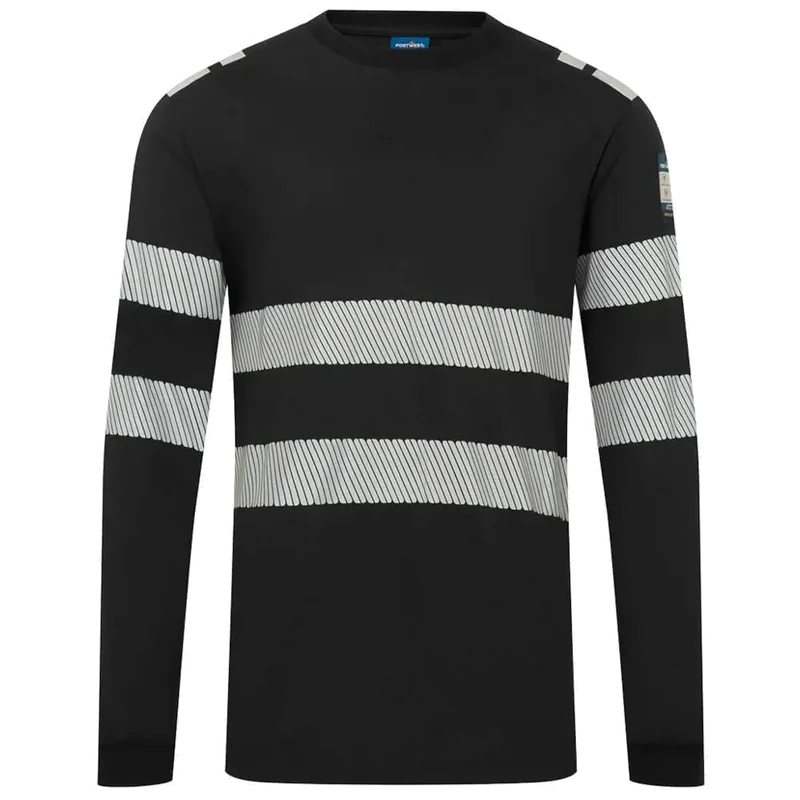 Portwest PW3 Modaflame gebreid Hi-Vis FR T-shirt met lange mouwen FR732
