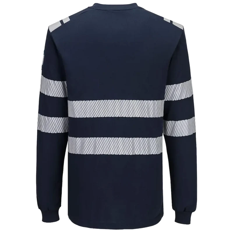 Portwest PW3 Modaflame gebreid Hi-Vis FR T-shirt met lange mouwen FR732