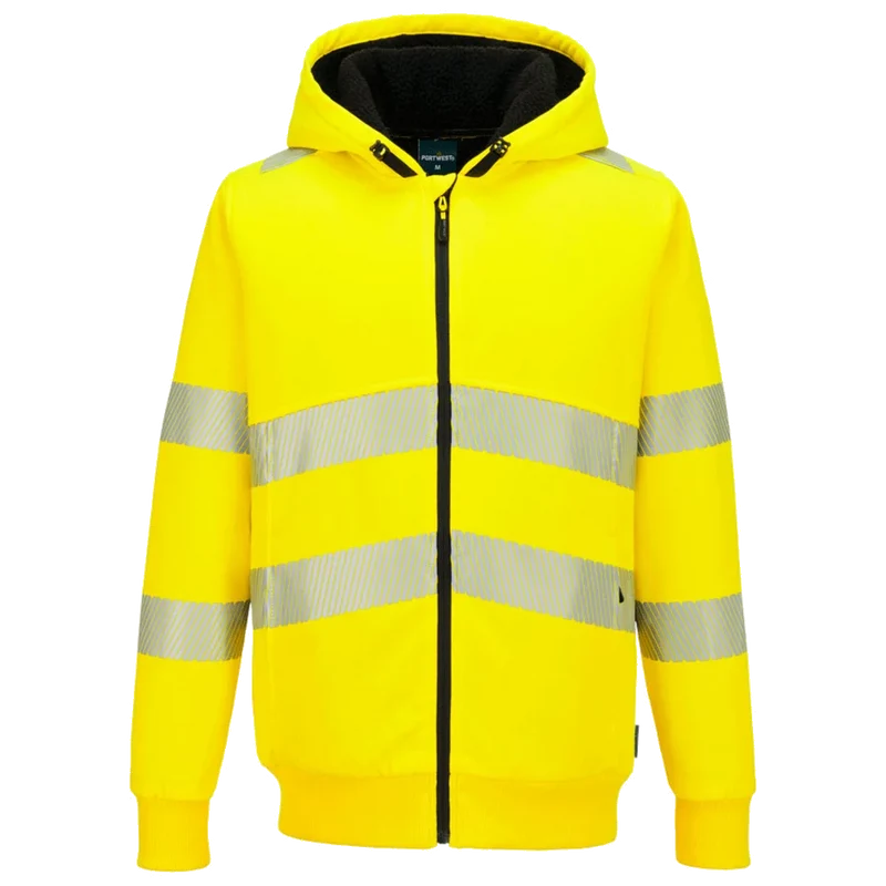 Portwest PW321 Hi-Vis Winter Hoodie met rits PW321