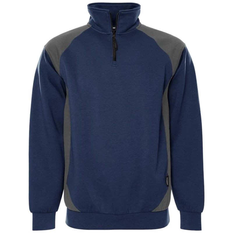 Fristads Skarup Sweater met korte rits 7048 GSM 300511