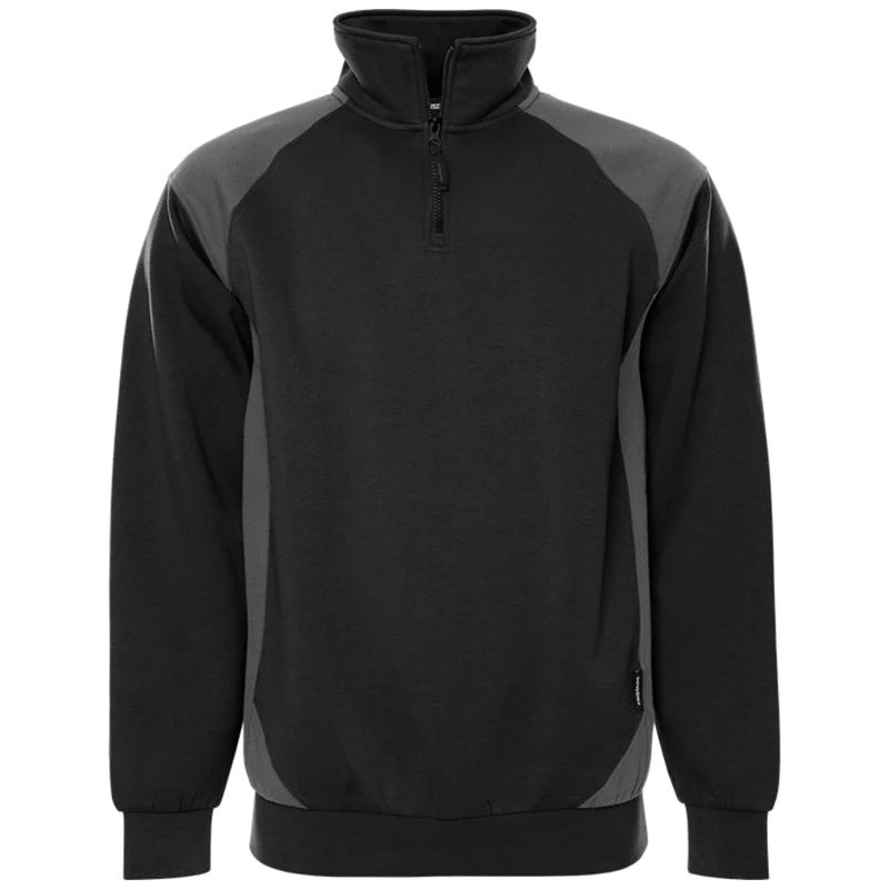 Fristads Skarup Sweater met korte rits 7048 GSM 300511
