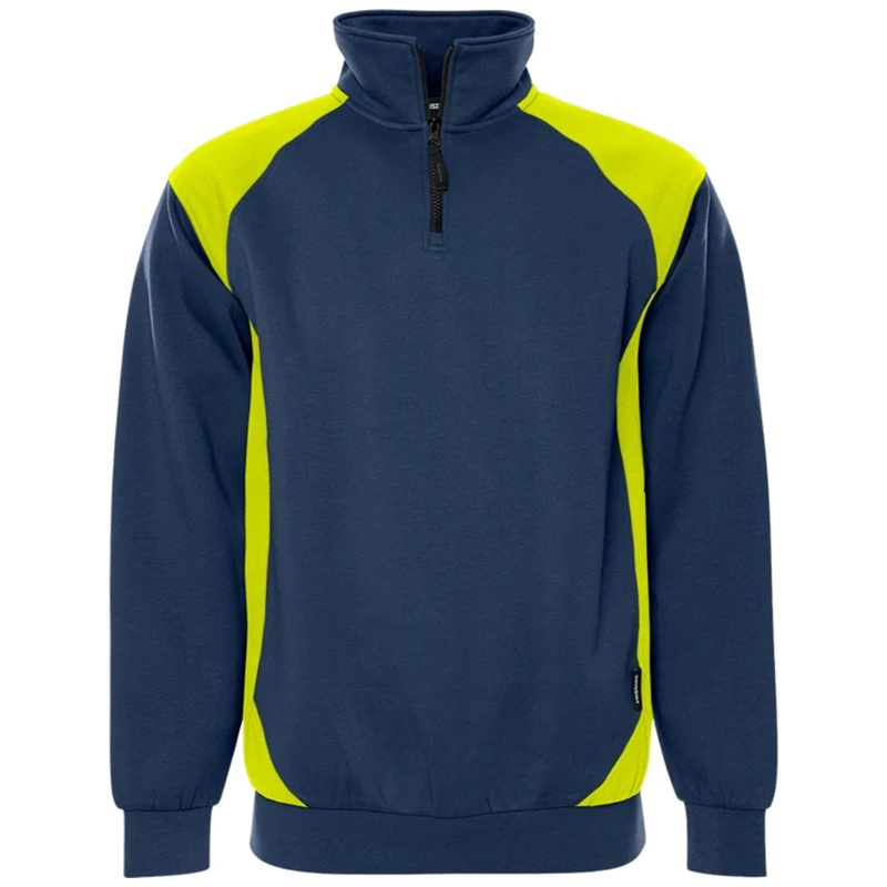 Fristads Skarup Sweater met korte rits 7048 GSM 300511