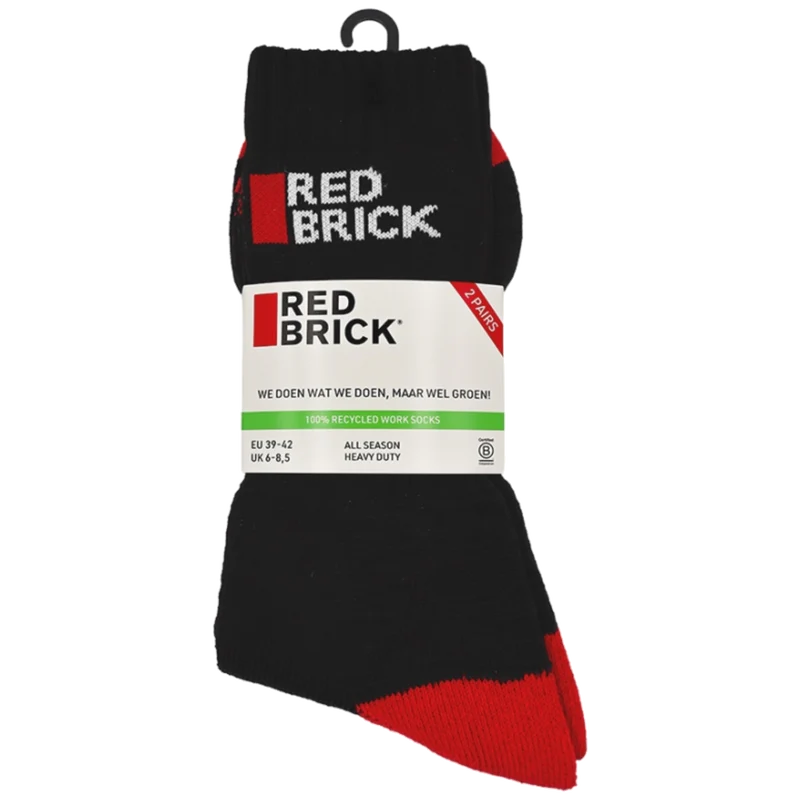Redbrick Recycled Werksokken 2-Pack