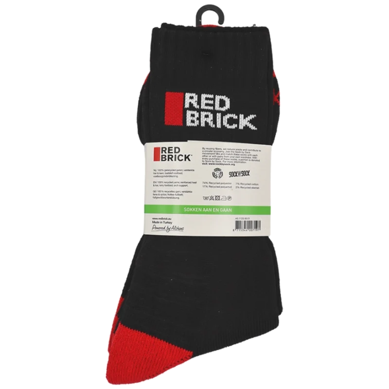 Redbrick Recycled Werksokken 2-Pack