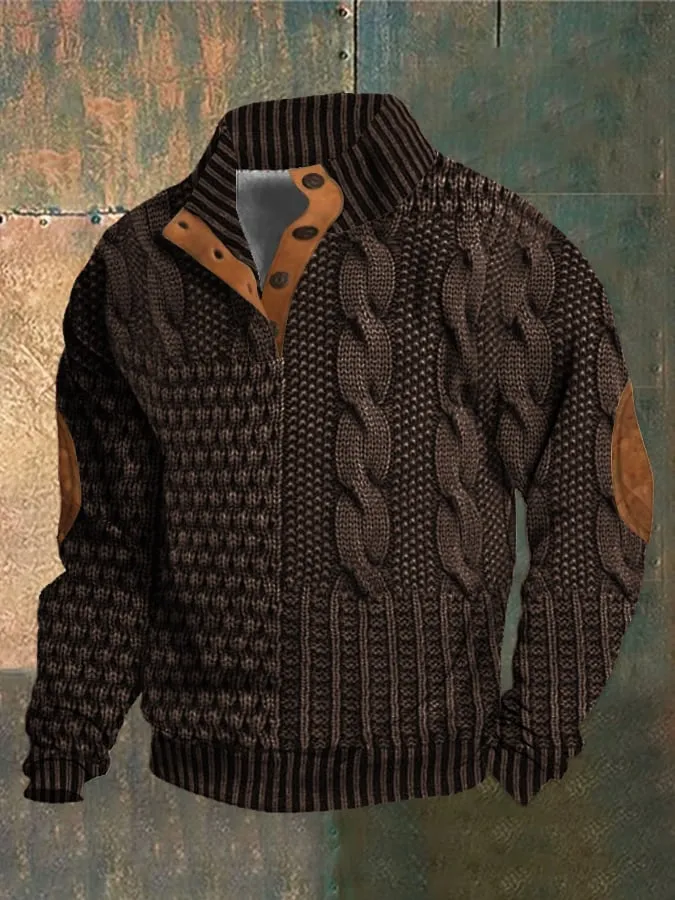 Lukas™ Lässiger Strukturierten Pullover