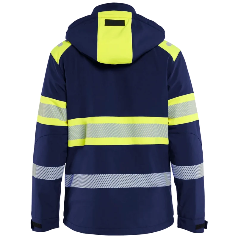 Blaklader Lichtgewicht softshell jack gevoerd high vis 4489-2513