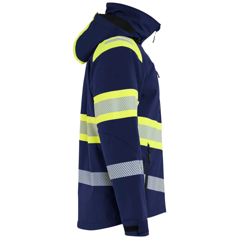 Blaklader Lichtgewicht softshell jack gevoerd high vis 4489-2513