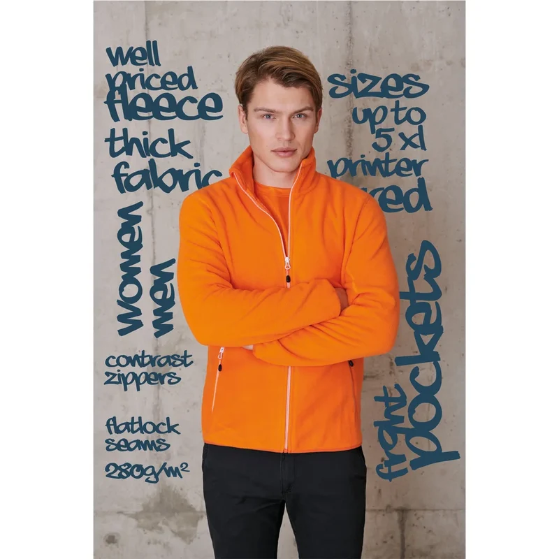 Printer Red Rocket Fleece Jas Heren 2261502