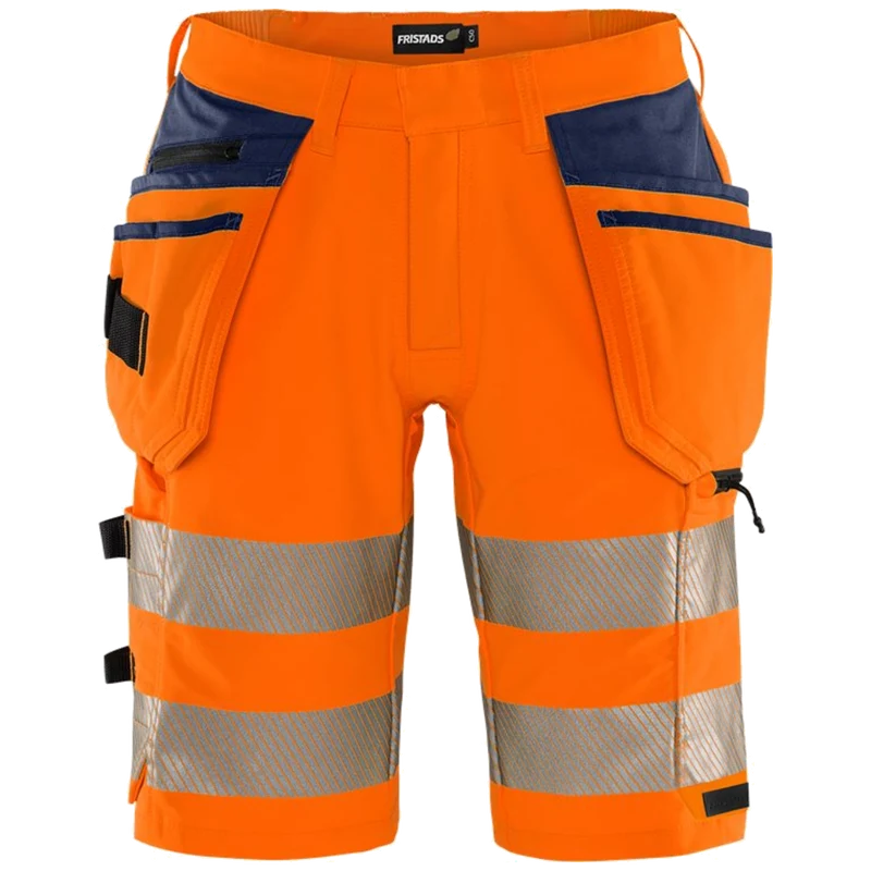 Fristads Stiby High vis Green stretch korte broek klasse 2 2646 GSTP 134191