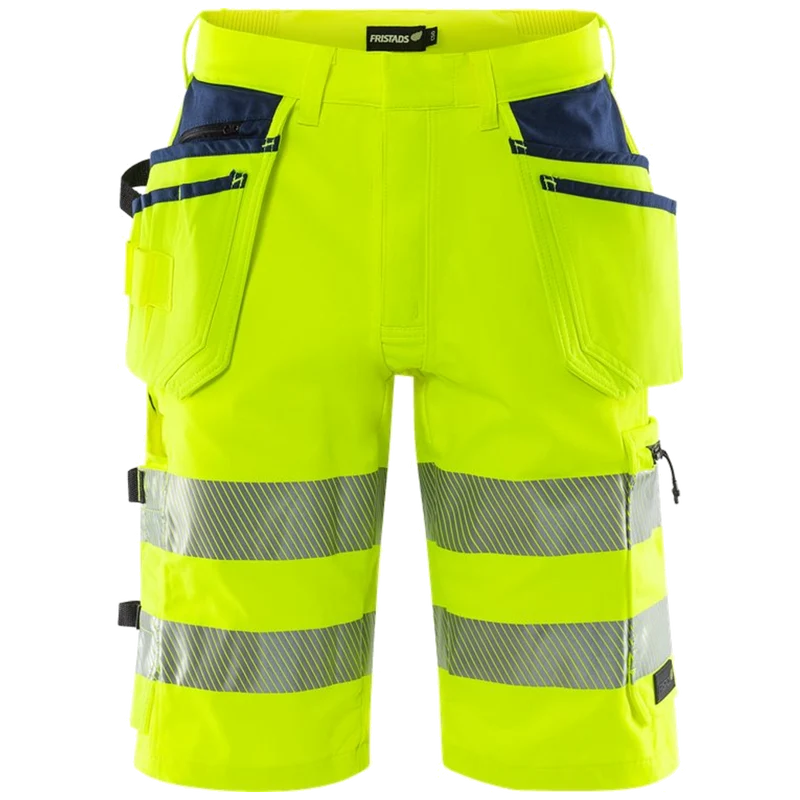 Fristads Stiby High vis Green stretch korte broek klasse 2 2646 GSTP 134191