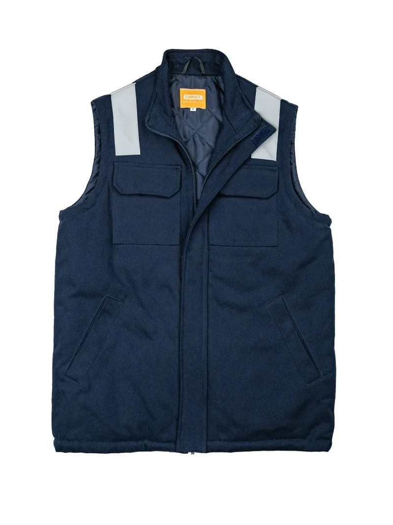 Ergo Weste Mit Reflektor / M043-07 Marineblau