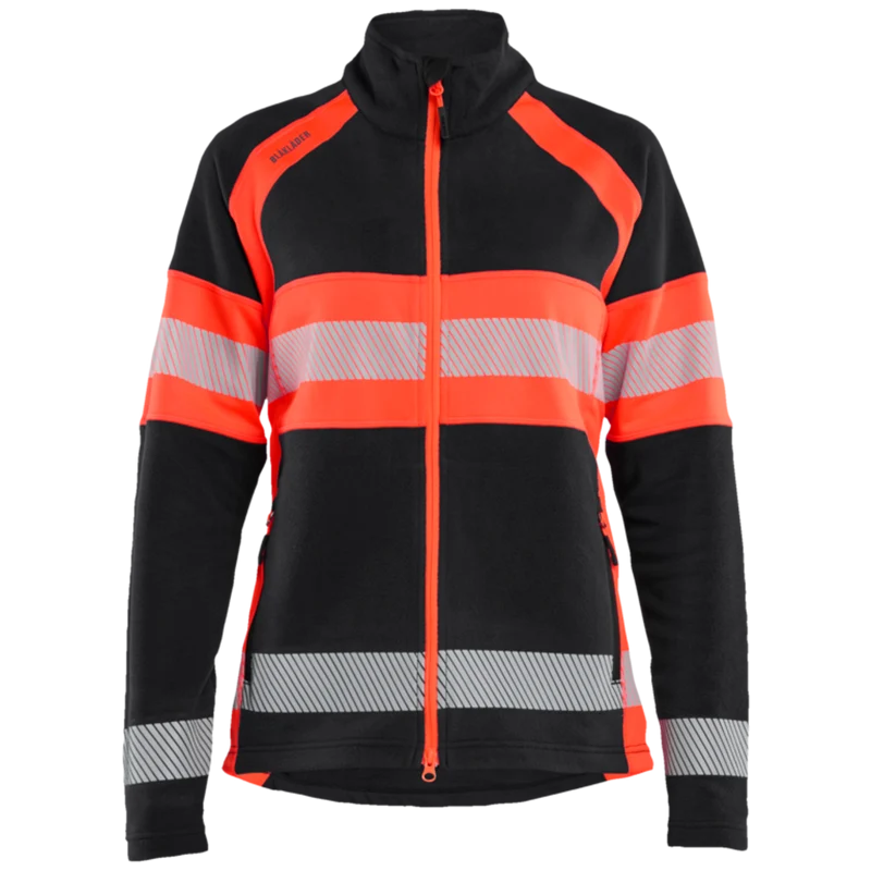 Blaklader Dames Microfleecevest High Vis CL.1 4718-1010